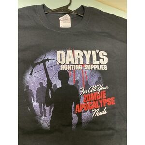 Daryl's Hunting Supplies Tee T'shirt Walking Zombie Apocalypse Walking Dead